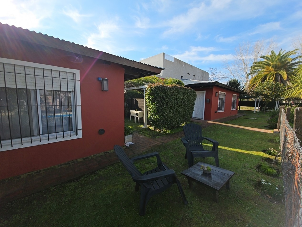 OPORTUNIDAD DE INVERSION, COMPLEJO DE 5 CABAÑAS A METROS DE LA LAGUNA + POSIBILIDAD DE CASA LINDERA